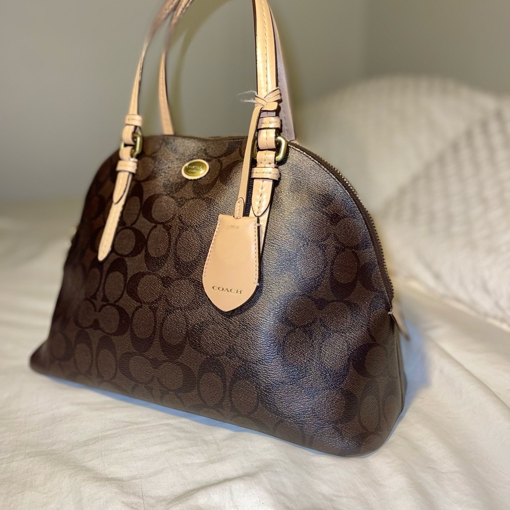 Coach Brown Signature Handbag
